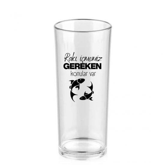 Anlamlı Sözler Baskılı Rakı Kadehi Anlamlı Sözler Baskılı Rakı Kadehi