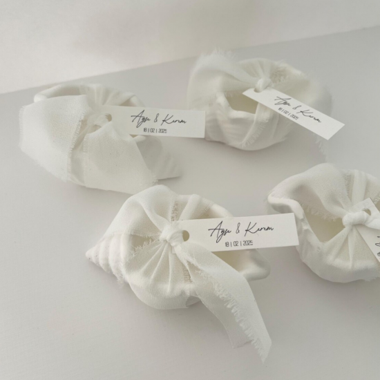 İstiridye Kabuk Taş Tasarımlı Hediyelik Mum