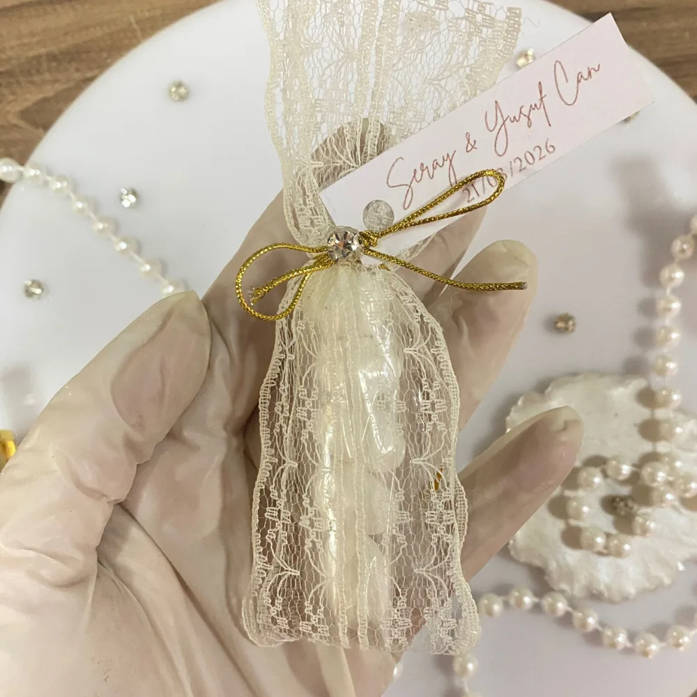 Kişiye Özel Badem Şekeri Hediyelik – İsimli Nişan Nikah Söz Şekeri | Ankara Eryaman
