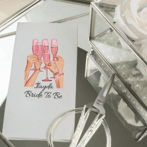 Kişiye Özel Bride To Be Bekarlığa Veda Peçetesi – İsimli ve Konsept Tasarım