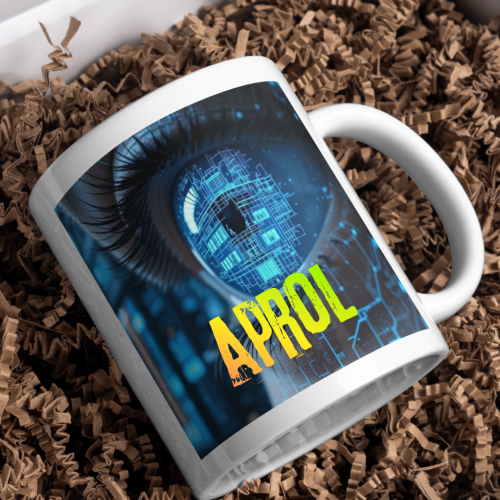 Kişiye Özel Siber Tema “APROL” Hacker Tasarımlı Kupa Bardak