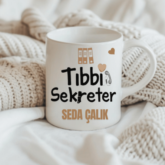 Kişiye Özel Tıbbi Sekreter Kupa Bardak