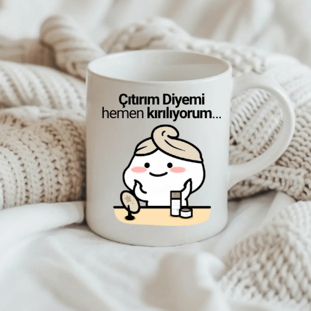 Komik Mizahımsı Kupa – “Çıtırım Diyemi Hemen Kırılıyorum” Tasarım Kupa Bardak Komik Mizahımsı Kupa – “Çıtırım Diyemi Hemen Kırılıyorum” Tasarım Kupa Bardak
